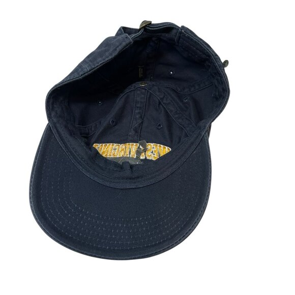West Virginia University Mountaineers WVU Swimming & Diving Hat Cap Strapback - Picture 7 of 9